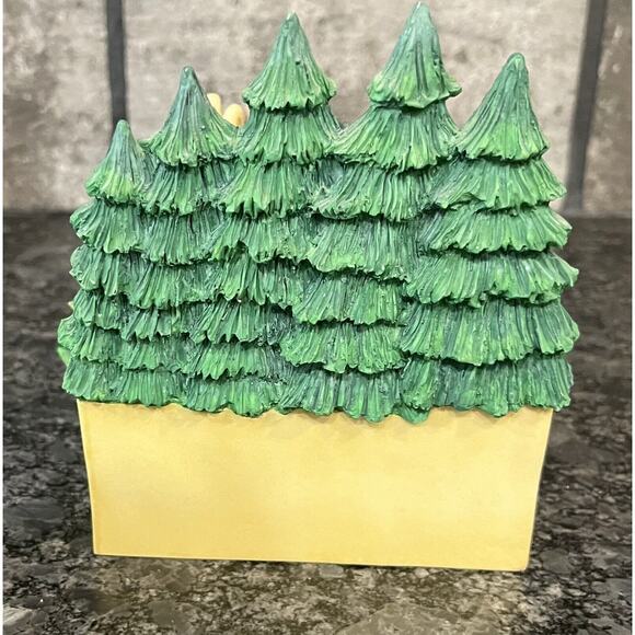 Enesco Moose Creek Crossing Letter Holder 2001 Paper Fishing Angler Napkin - Picture 5 of 8